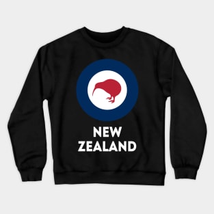 New Zealand RNZAF Military Roundel, Royal New Zealand Air Force. Crewneck Sweatshirt